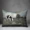 Cow In Purple Field 20" x 14" Indoor/Outdoor Pillow